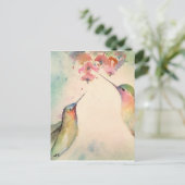 Carte Postale colibris (Debout devant)