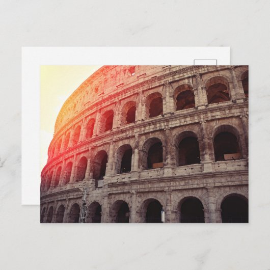 Carte Postale Colisée à Rome (Devant / Derrière)