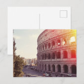 Carte Postale Colisée à Rome (Devant / Derrière)