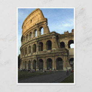 Carte Postale Colisée au coucher du soleil