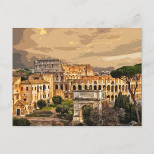 Carte Postale Colisée de Colisée Italie Rome #