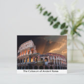 Carte Postale Colisée de la Rome antique (Debout devant)