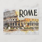Carte Postale Colisée de Rome (Devant)