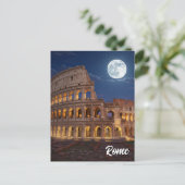 Carte Postale Colisée de Rome la nuit (Debout devant)