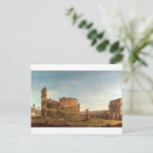 Carte Postale Colisée et Arc de Constantin (Rome) (Debout devant)