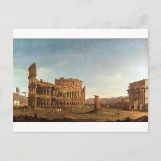 Carte Postale Colisée et Arc de Constantin (Rome) (Devant)