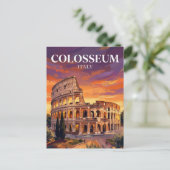 Carte Postale Colisée Italie (Debout devant)