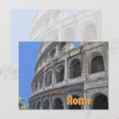 Carte Postale Colisée romaine (Devant / Derrière)