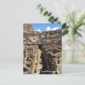 Carte Postale Colisée Romaine, Italie Photo (Debout devant)