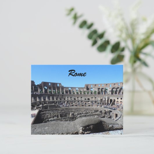 Carte Postale Colisée - Rome (Debout devant)
