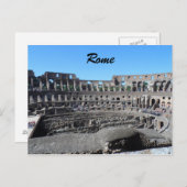 Carte Postale Colisée - Rome (Devant / Derrière)