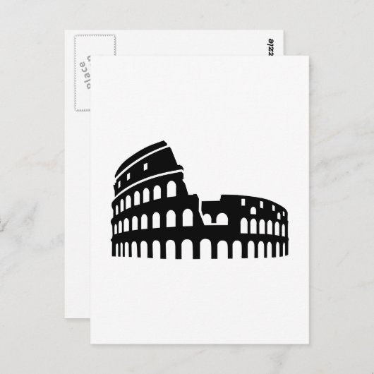 Carte Postale Colisée Rome (Devant / Derrière)