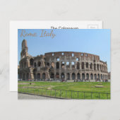 Carte Postale Colisée. Rome, Italie (Devant / Derrière)
