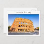 Carte Postale Colisée - Rome Italie (Devant / Derrière)