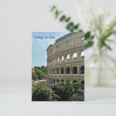 Carte Postale Colisée, Rome, Italie Design (Debout devant)