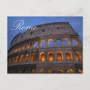 Carte Postale Colisée Rome Italie Photo de voyage