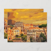 Carte Postale Coliseum Italy Rome #6 (Devant / Derrière)