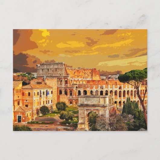 Carte Postale Coliseum Italy Rome #6 (Devant)
