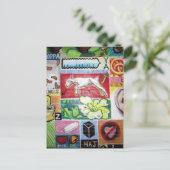 Carte Postale collage (Debout devant)