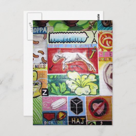 Carte Postale collage (Devant / Derrière)