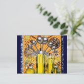 CARTE POSTALE COLLAGE ALIMENTAIRE DIÉTITIEN (Debout devant)