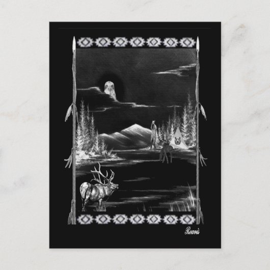 CARTE POSTALE COLLAGE AMÉRICAIN (Devant)