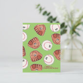 Carte Postale Collage Ball and Glove (Debout devant)