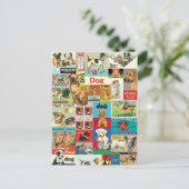 Carte Postale Collage chiens vintage (Debout devant)