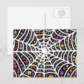 Carte postale Collage Cobweb Éffrayant (Devant / Derrière)