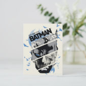 Carte Postale Collage crâne Gotham City Batman (Debout devant)