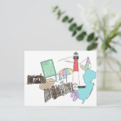 Carte Postale Collage d'amour Pastel LBI (Debout devant)