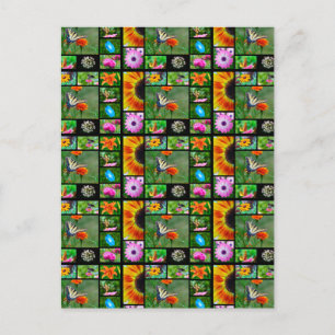 Carte Postale Collage de beauté de printemps