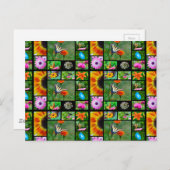 Carte Postale Collage de beauté de printemps (Devant / Derrière)