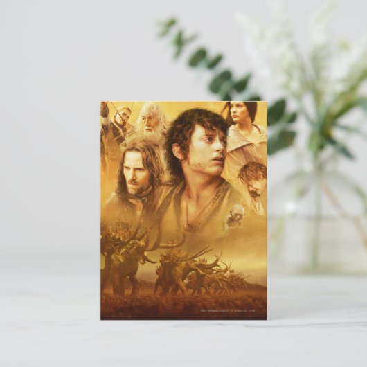 Carte Postale Collage de caractères (Debout devant)