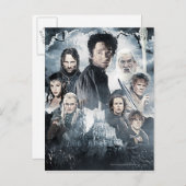 Carte Postale Collage de caractères 3 (Devant / Derrière)