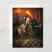 Carte Postale Collage de caractères 4 (Devant / Derrière)