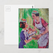 Carte Postale Collage de chapeaux de salade ridicules (Devant / Derrière)