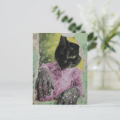 Carte Postale Collage de chats noirs (Debout devant)