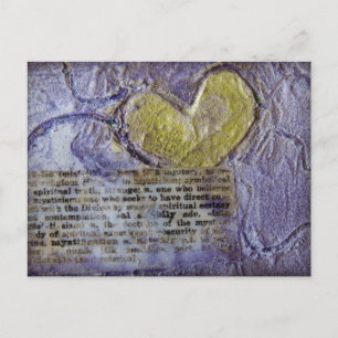 Carte Postale Collage de cœur