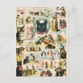 Carte Postale Collage de conversations (Devant)