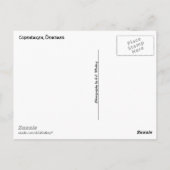 Carte Postale Collage de Copenhague (Dos)