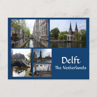 Carte Postale Collage de Delft