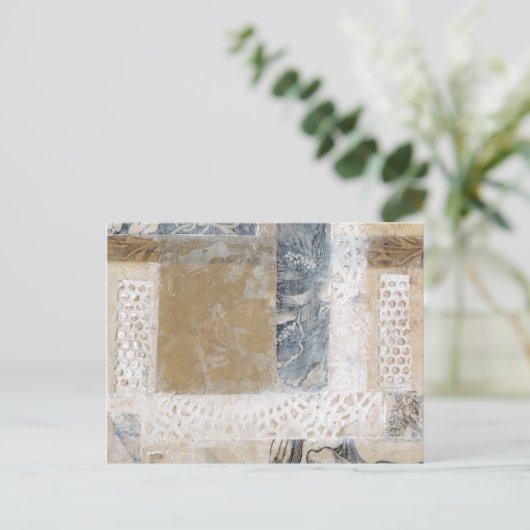 Carte Postale Collage de dentelle II (Debout devant)