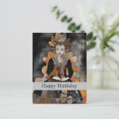 Carte Postale Collage de la femme d'anniversaire (Debout devant)