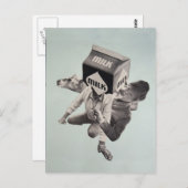 Carte postale collage de lait (Devant / Derrière)