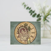 Carte Postale Collage de l'horloge vintage (Debout devant)