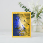 Carte Postale Collage de Lion Man (Debout devant)