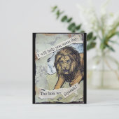 Carte Postale Collage de lions et de souris (Debout devant)