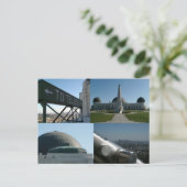 Carte postale Collage de l'observatoire Griffith (Debout devant)