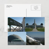 Carte postale Collage de l'observatoire Griffith (Devant / Derrière)